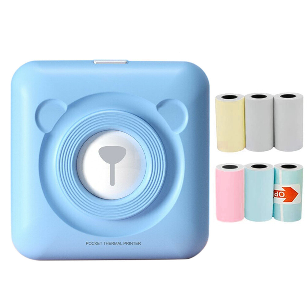Mini Etikettendruck Fotodrucker Bluetooth-Thermodrucker Printer Mobile Drucker