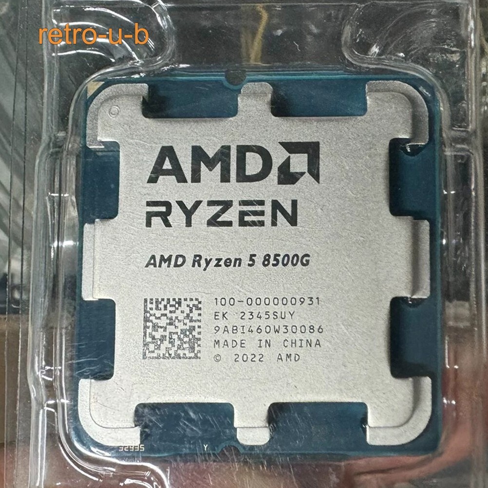CPU CPU AMD Ryzen 5 8500G BOX AMD Ryzen 5 8500G 6 core 12 thread – 3.5 GHz (5 GHz Max