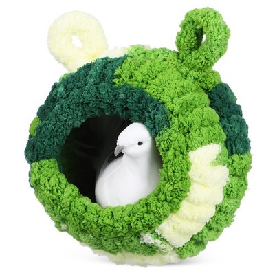  Warmes Vogelnest, Vogelzuchthaus, Vogelwinterkäfig, Fuzzy-Haustier-Vogelhöhle,