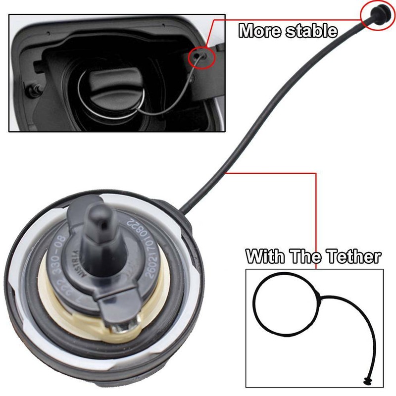 FOR BMW MINI R55 R56 R57 COOPER S FUEL FILLER CAP PETROL GAS Tether