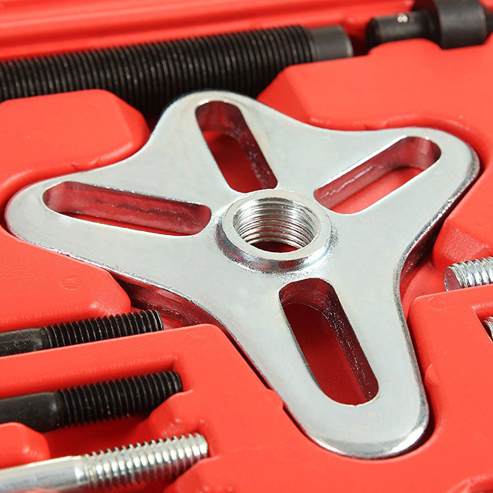 46pcs Harmonic Balancer Kit Set Gear Pulley Puller Steering Wheel