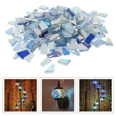  1 Beutel mit unregelmäßigen Mosaikfliesen, Mosaikstücken, glasiertes Mosaik,