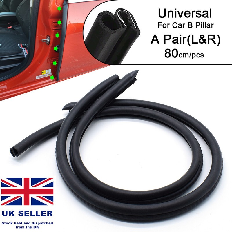 Car Door Edge Seal Strip Rubber Sealing Strip B Pillar Front Rear