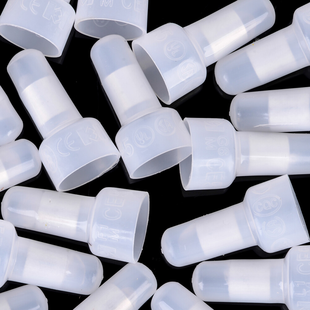 100 PCS Wire Connector Cap Twist Nut Connector Clamp Spiral Closed End