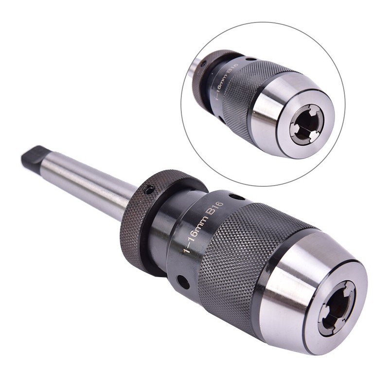 Tools B16 chuck collet MT2 chuck Self Tighten Keyless Drill Chuck for drilling machine Taper