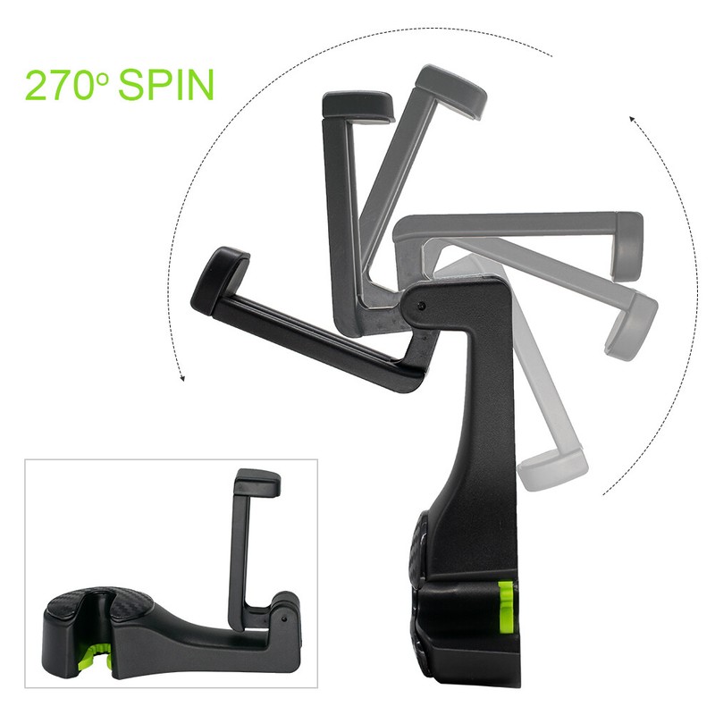 pair Car Back Seat Truck Hook Phone Holder Bag Toy Drink Headrest Hanger Clip