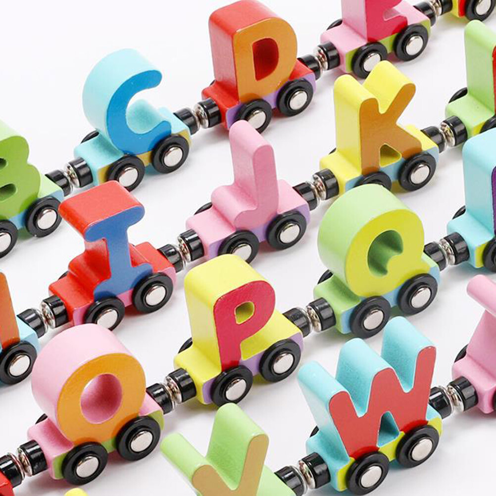 magnetic train letters