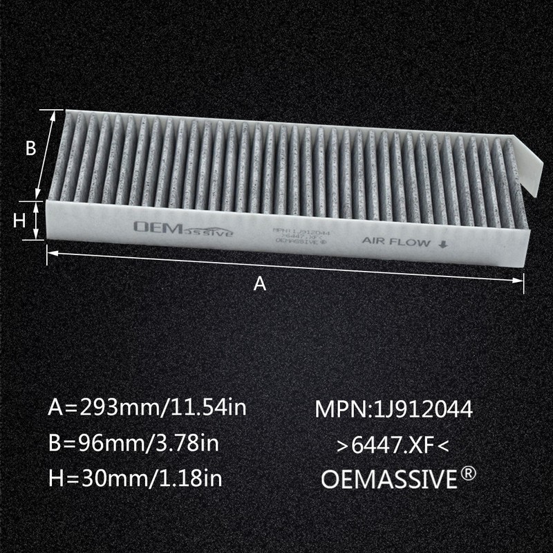 2PCS Car Pollen Cabin Air Filter For Citroen C4 Picasso Berlingo DS5