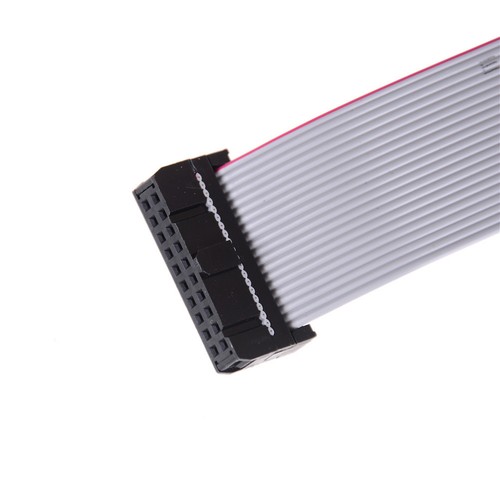 5Pcs 20Pin IDC Flat Ribbon DATA Cable 20CM 2.54MM Pitch AVR ISP JTAG