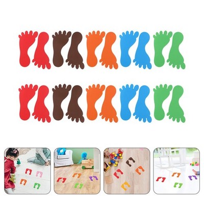  10 Paar Boden PVC Aufkleber Kinderzimmer Schöne Footprint Abziehbilder