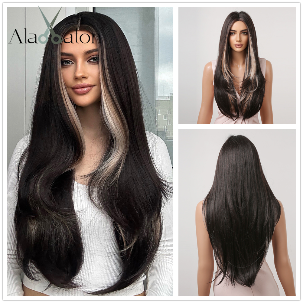 Lolita Wig Grey 7JHH WIGS Dark Purple Wig With Bang For