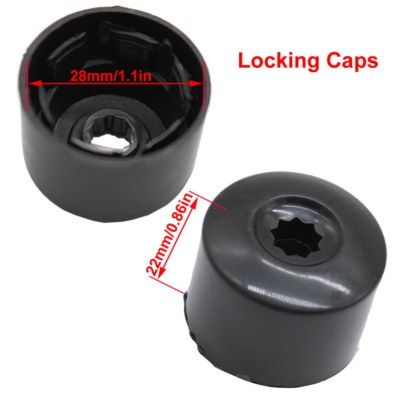 20x Wheel Nut Bolt Cap Full Cover Tool For VW Scirocco Tiguan Touran