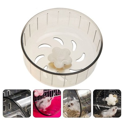 1pc Funny Acrylic Hamster Running Wheel Hamster Sports Toy (Transparent)
