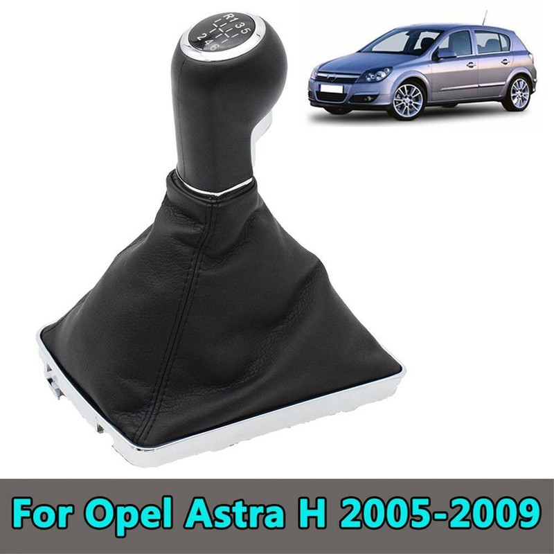 For Opel Astra H 0509 6 Speed Gear Shift Stick Knob With Boot Black eBay