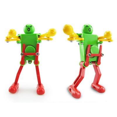 Mini Wind Up Toy Dancing Robot Toy For Children Kids Plastic Toy