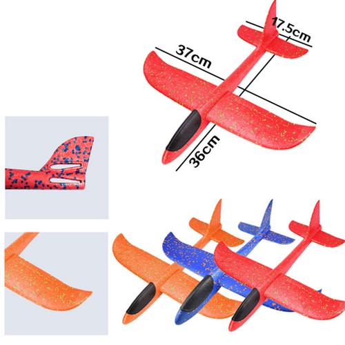 37*36cm EPP Foam Hand Throw Airplane Outdoor Launch Glider Plane Kids Toy GiftZY