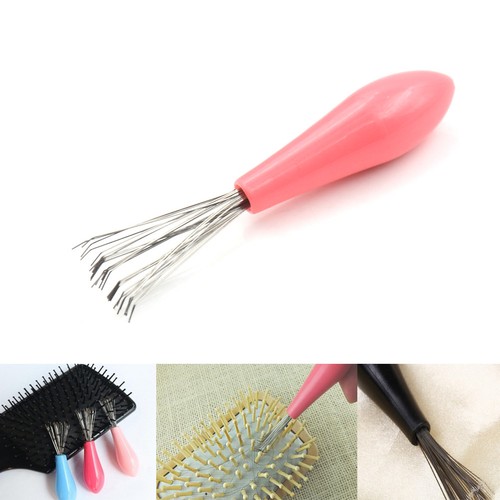 Comb Hair Brush Cleaner Cleaning Remover Embedded Plastic Handle