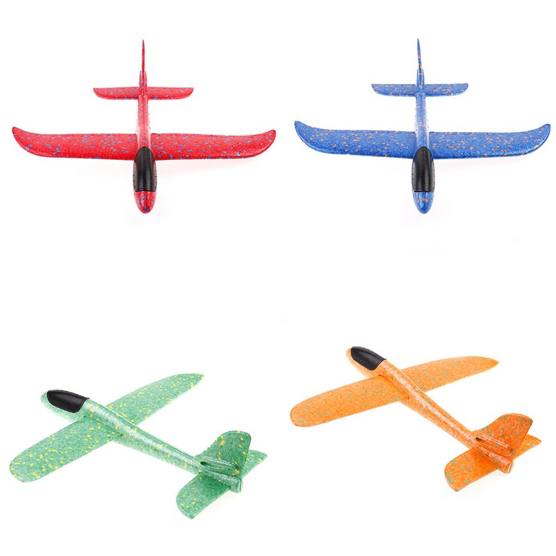 38CM Foam Airplane Hand Launch Fly Glider Aircraft Throw Plane Model Toy ed