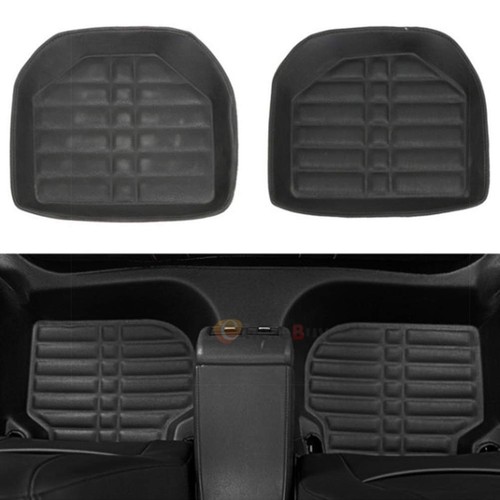 5x Car Floor Mats Front & Rear All Weather Interior Mat Carpet PU Leather Black 12