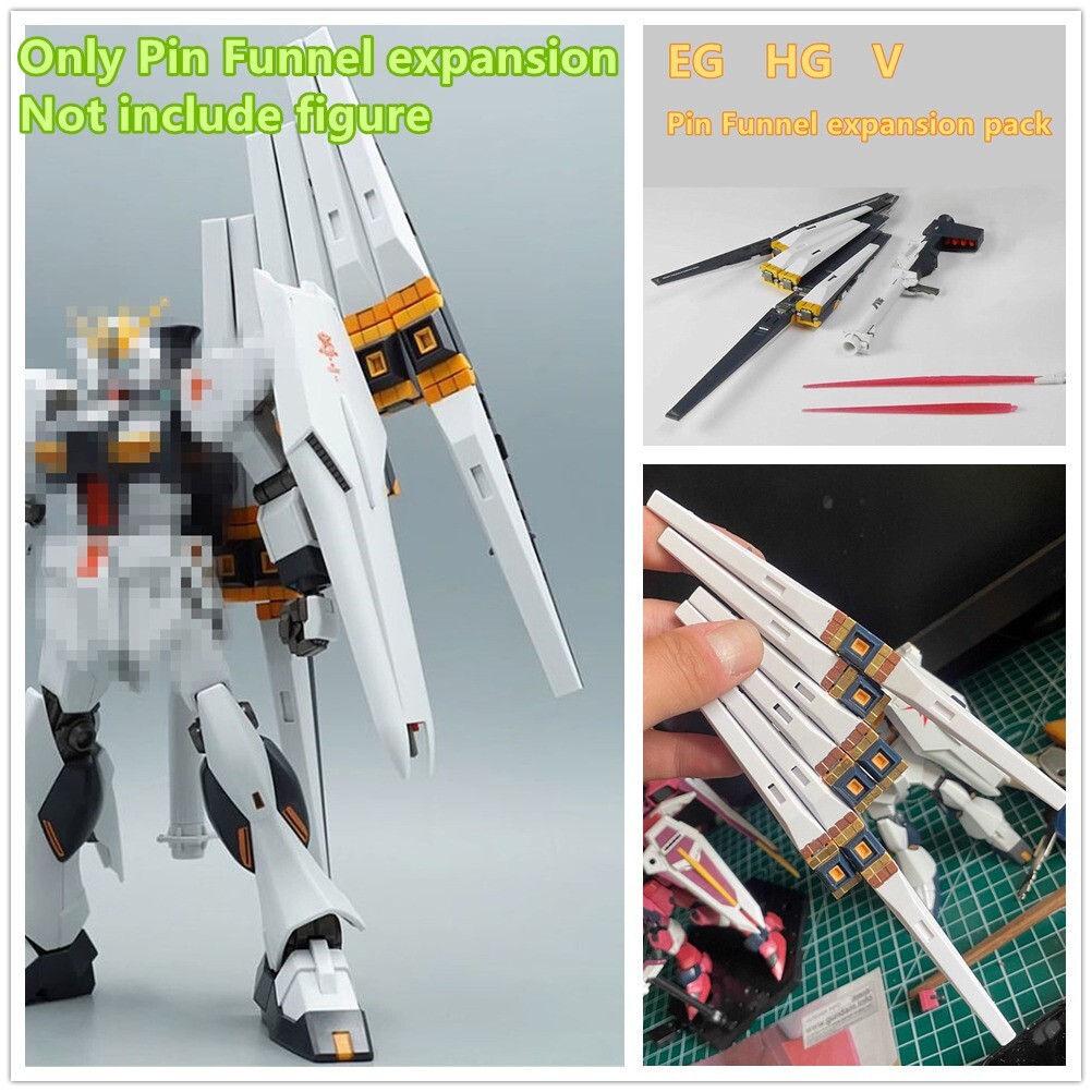 RX-93 ν GUNDAM FIN FUNNEL EQUIPMENT Bandai Metal Structure KAITAI-SHOU-KI RX-93 Nu Gundam Fin