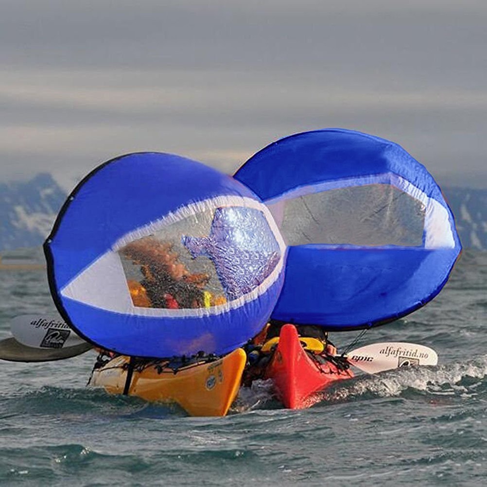 foldable downwind wind paddle popup board 42'' for canoe