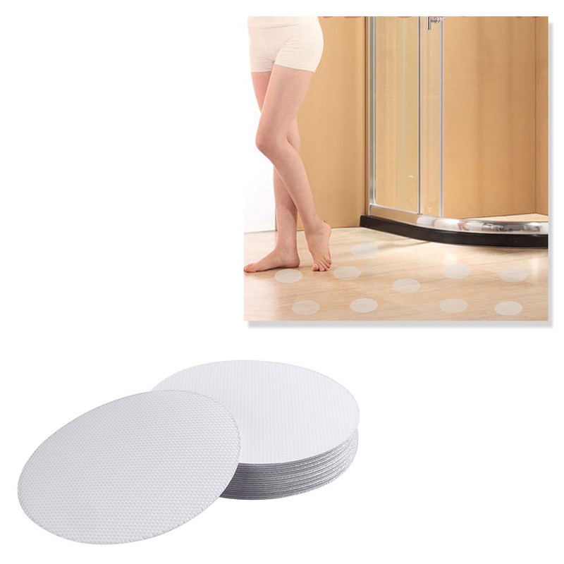 Anti Slip 20pcs 10cm 10cm Stickers Round Mat Pad Bathroom Shower