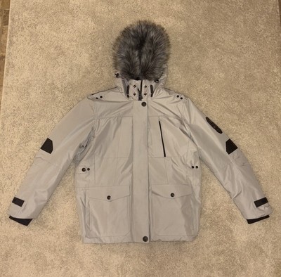 Point Zero Down Parka White Snow Jacket Expedition High Altitude Size Large