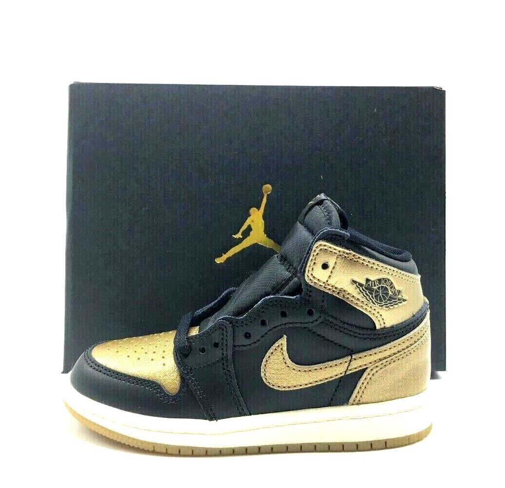 【新品】NIKE AJ1 Retro High OG (PS) 19cm NEW* PRE-SCHOOL NIKE AIR JORDAN 1 RETRO HIGH OG (PS) BLACK