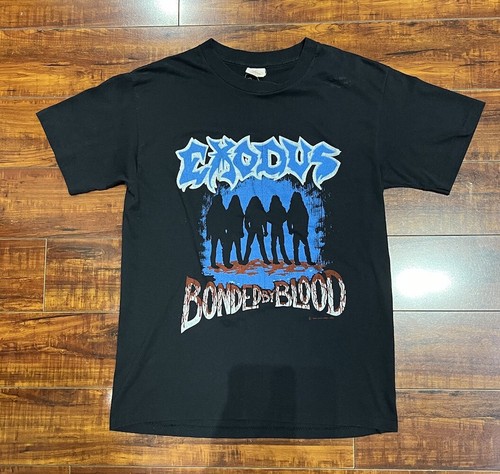 Vintage 1986 Exodus World Tour Double Side T Shirt Black L