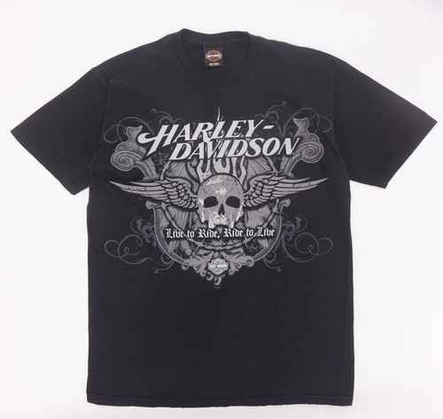 【2008年製】『HARLEY-DAVIDSON 』Tシャツ XLサイズ Vintage 2008 Harley Davidson T-shirt Men's Large Black | eBay