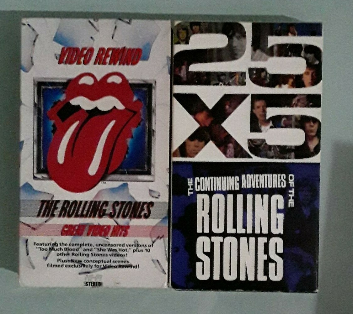 25 X 5 CONTINUING ADVENTURES OF THE ROLLING STONES VIDEO