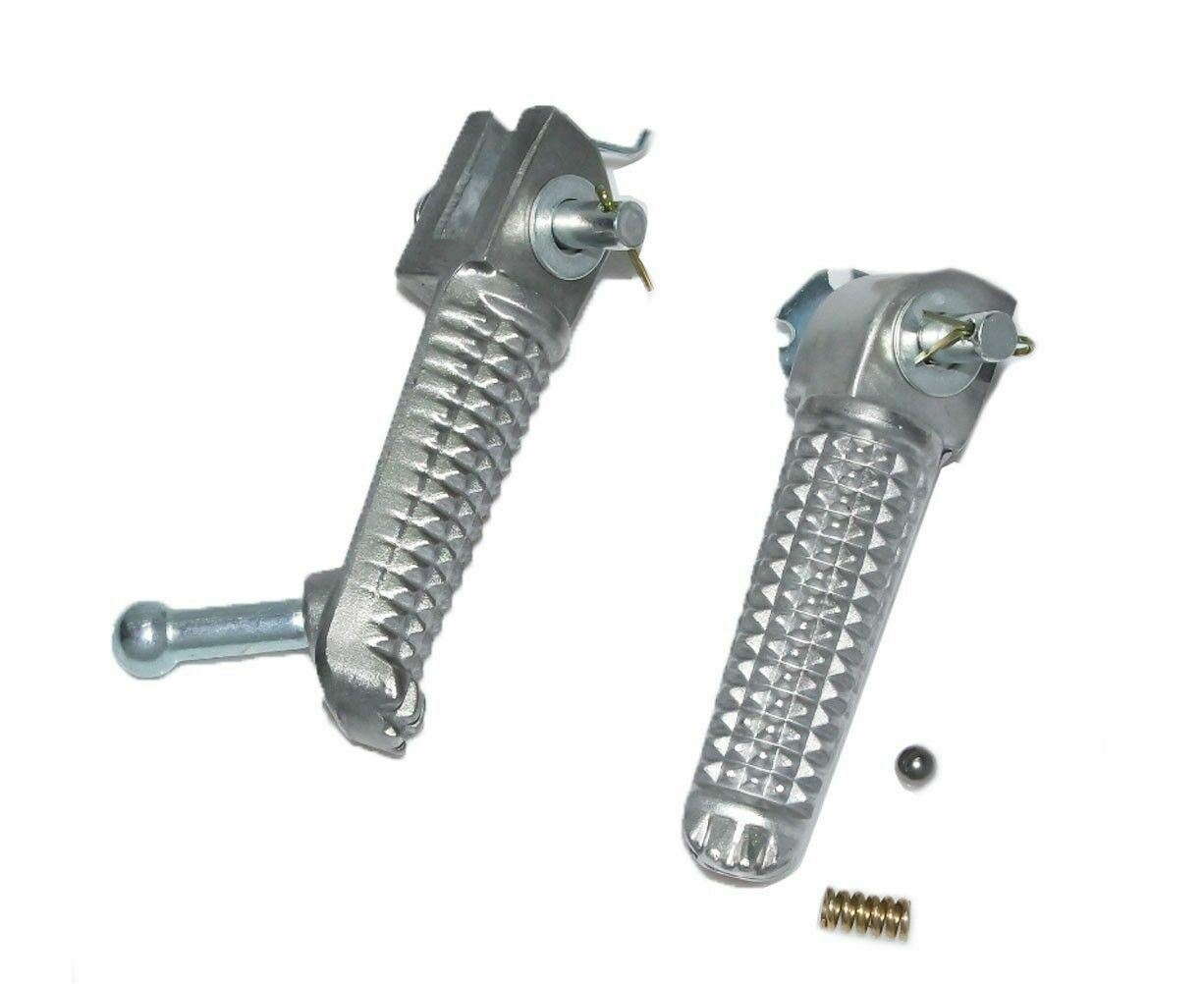 Front RH & LH Footrest Foot Pegs Assembly Set For Yamaha FZ Motorcycles  