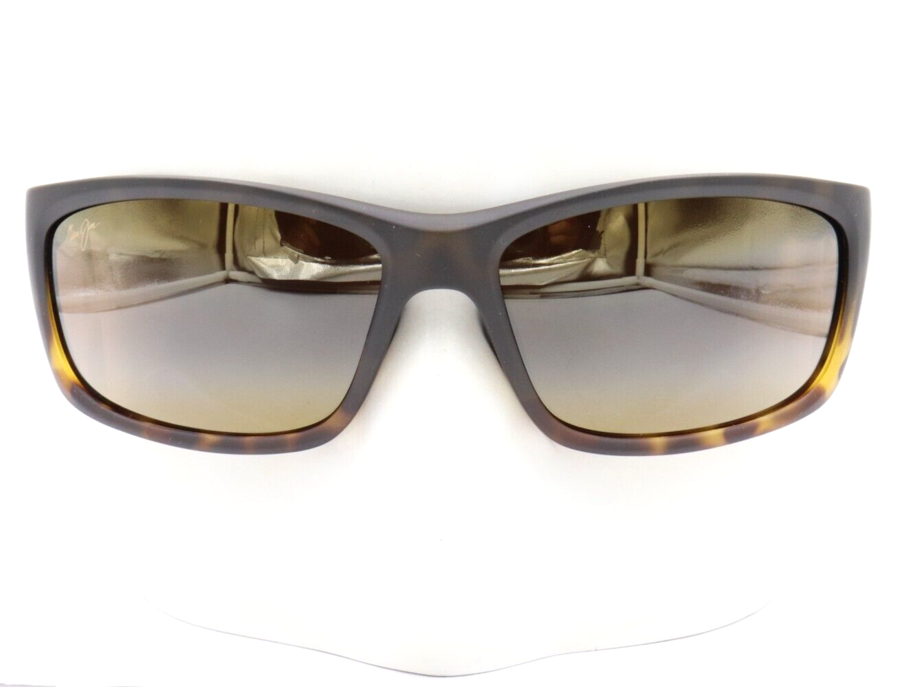 Pre-owned Maui Jim Kanaio Coast Hcl Bronze Polarize Tortoise Sunglasses H766-10mf $279