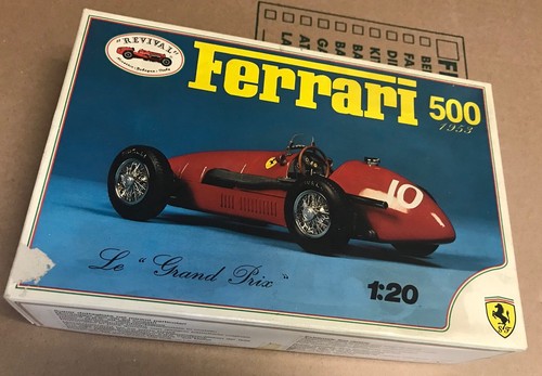 Vintage Italy Revival Ferrari 500 1953 Model Race Car Le