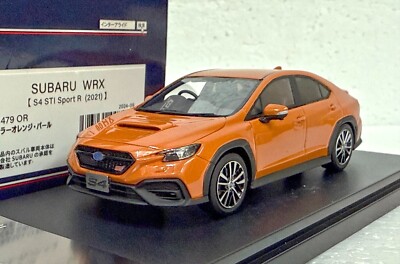 1:43 HI STORY HS479OR Subaru Impreza S4 WRX STI Sport R 2021 scale model car