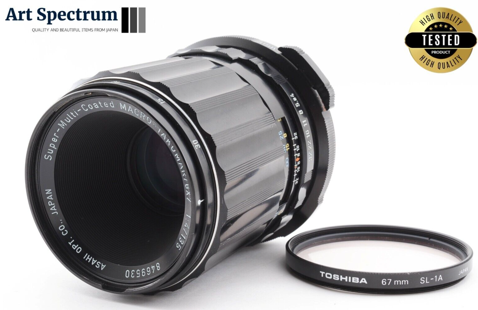 ASAHI SMC Macro-Takumar 6x7 135mm F4 ※r2 Near Mint】Asahi Pentax SMC Macro-Takumar 6x7 135mm f/4 Lens
