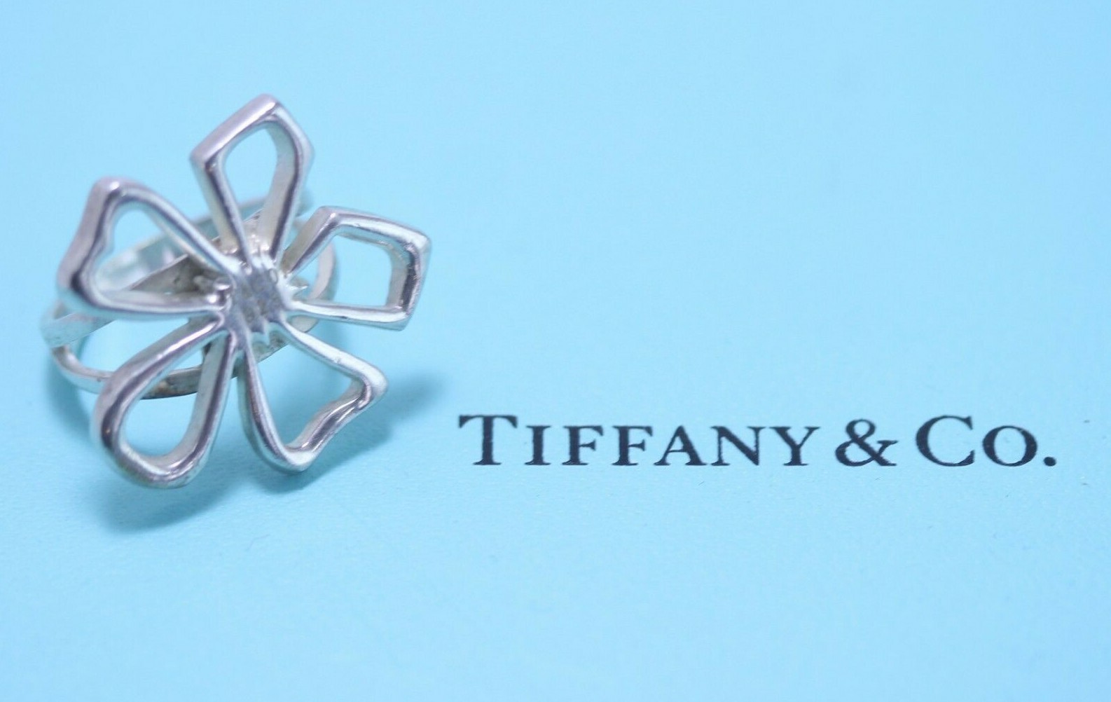 Tiffany & Co. リング Tiffany & Co Open Flower Ring Size 3.25 | eBay