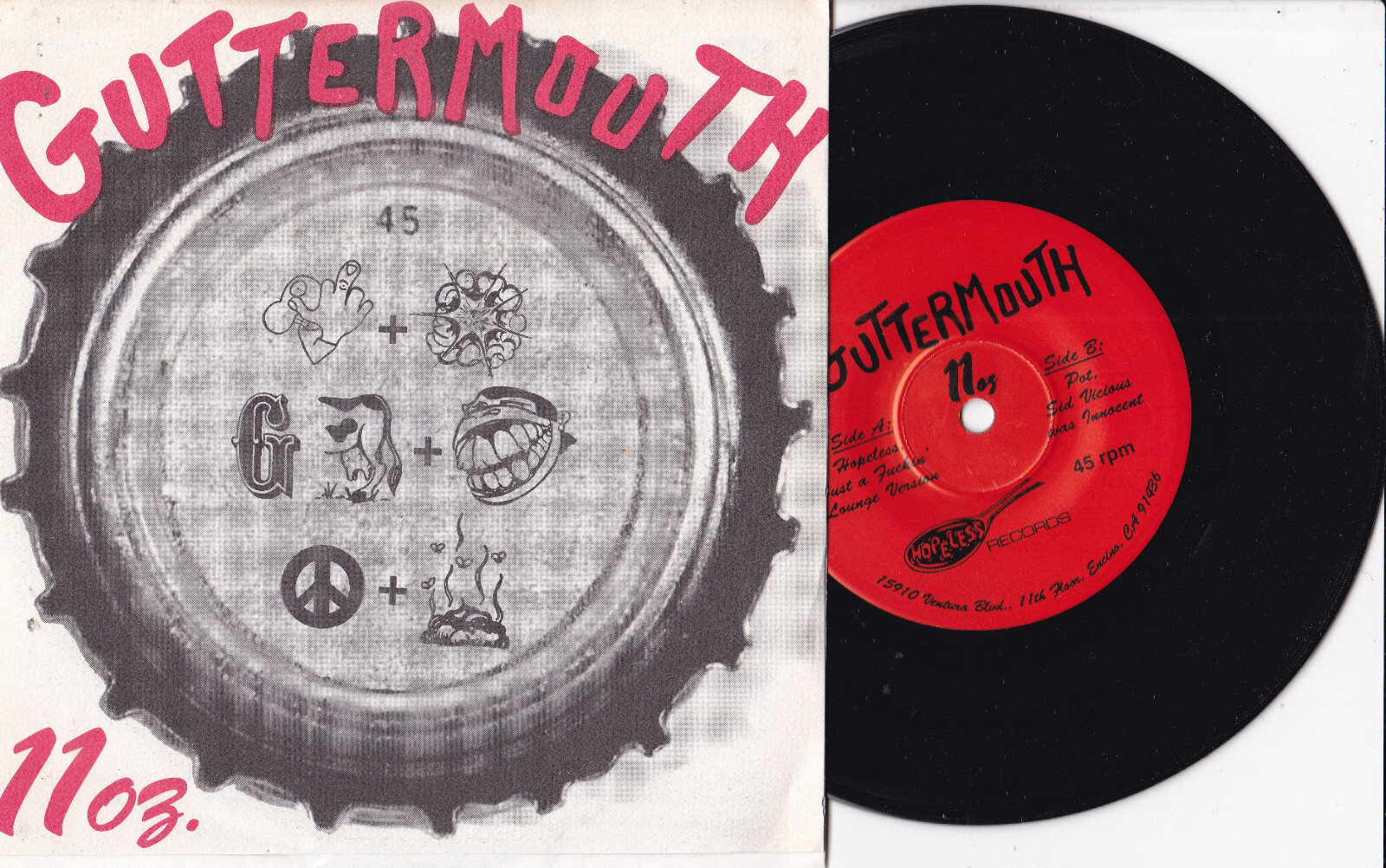 GUTTERMOUTHレコード Guttermouth -11oz- 7