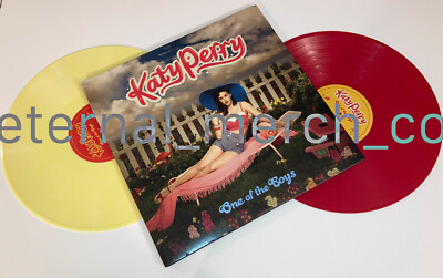 Katy Perry ~ One of the Boys Red & Yellow Color 2x Vinyl LP ~ Open/Unplayed
