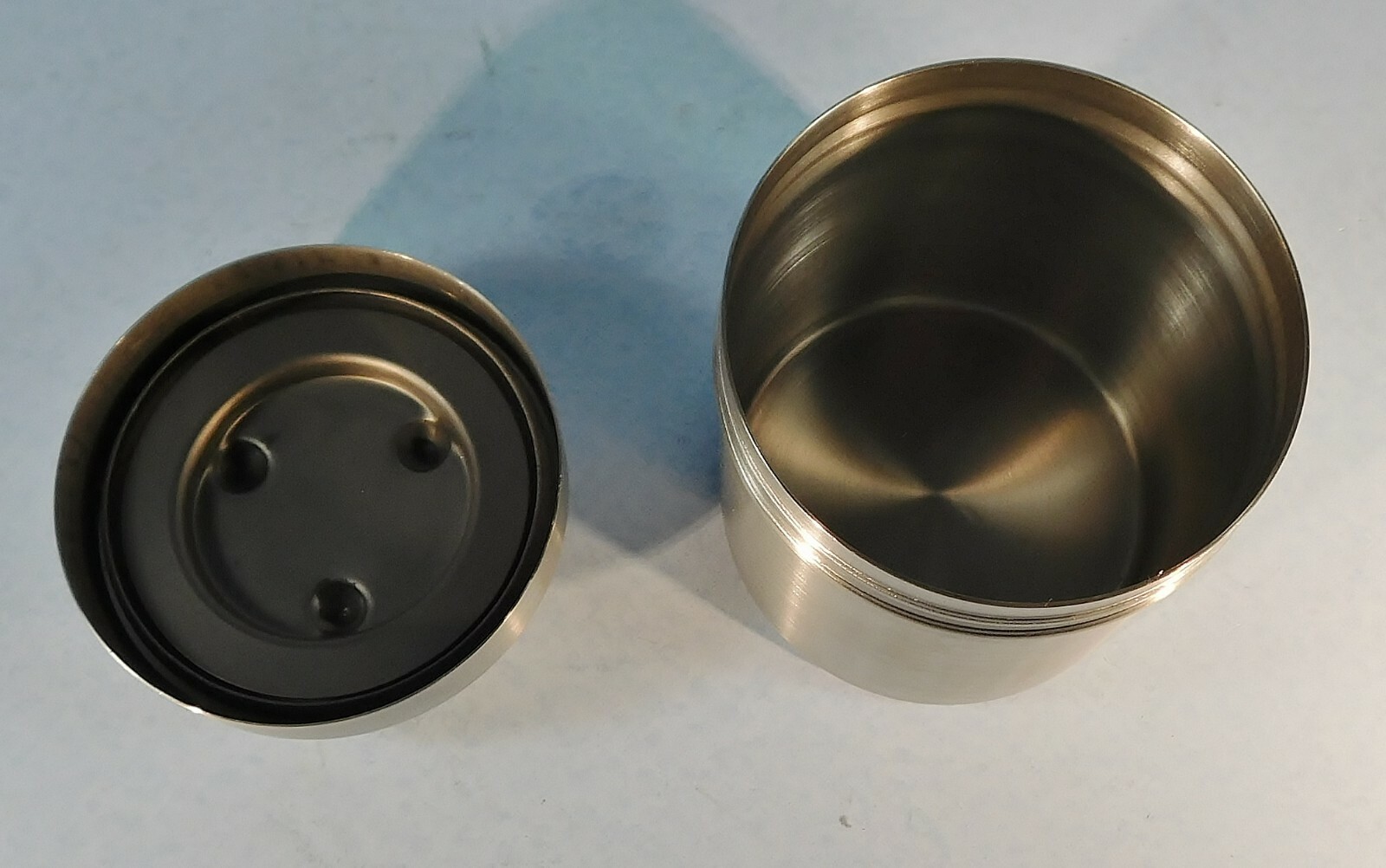 Honeywell-Nikor Stainless Steel 35mm / 120 Film Developing Tank &  2-35mm Reels