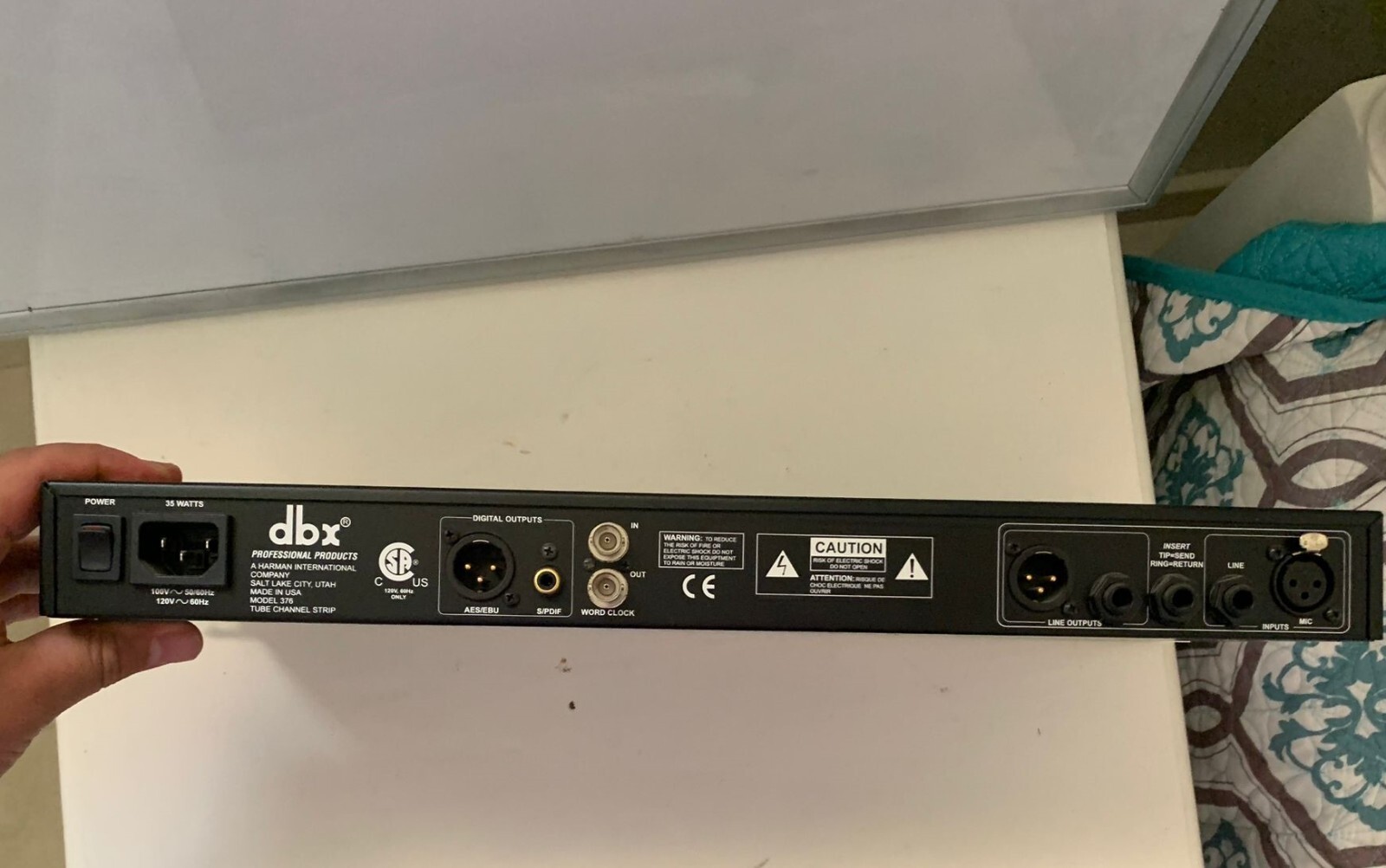 dbx 376 真空管マイクプリアンプ Tube Channel Strip dbx_376.jpg?optimize=low&bg-