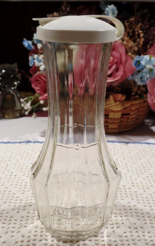 Vintage 1970’s Good Seasons Salad Dressing Cruet Glass Bottle Classic Design