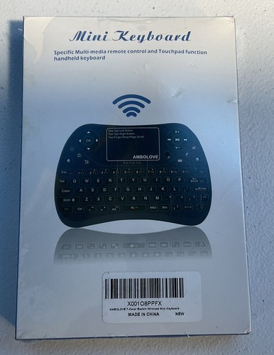Wireless Ambolove Mini Keyboard T2 Sealed New In Box