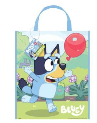 Bluey Loot Favors Party Tote Bag 13'' x 11''