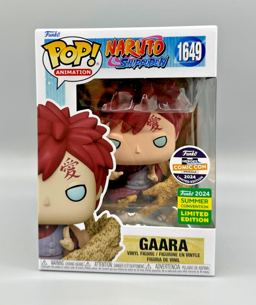 Gaara Comic Con Stockholm 2024 Exclusive Funko Pop Figure Gaara Comic Con Stockholm 2024 Exclusive Funko Pop Figure