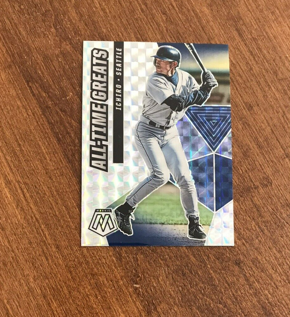 Ichiro Suzuki 2021 Mosaic All Time Greats Silver Prizm AT64