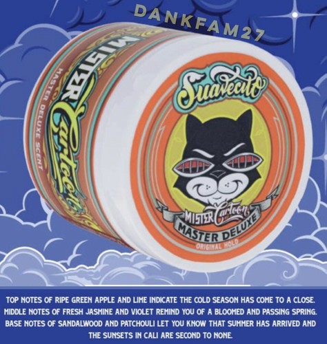 新品☆Suavecito Mister Cartoon ポマード カートゥーン SUAVECITO Mister Cartoon MASTER DELUXE FIRME HOLD ポマード