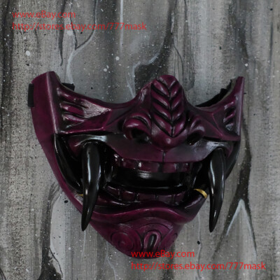 AIRSOFT PAINTBALL SAMURAI MASK MEMPO MOTORCYCLE RIDING BB GUN ONI ARMOR DA508
