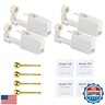 Self Ear Piercing Gun - 4 Pack Disposable, Gold Ear Pearcing Studs