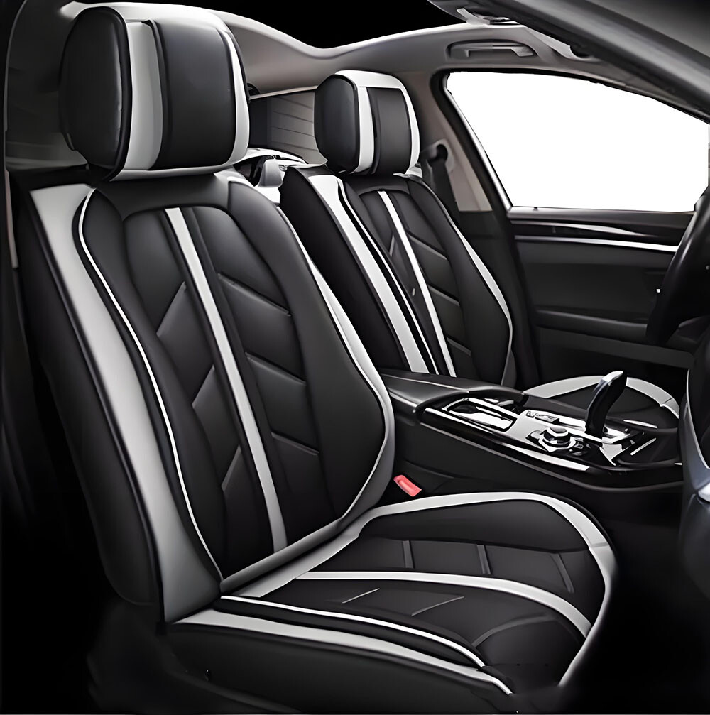 For TOYOTA Car Seat Cover Full Set 5-Seats Leather Front Rear Protector Cushion